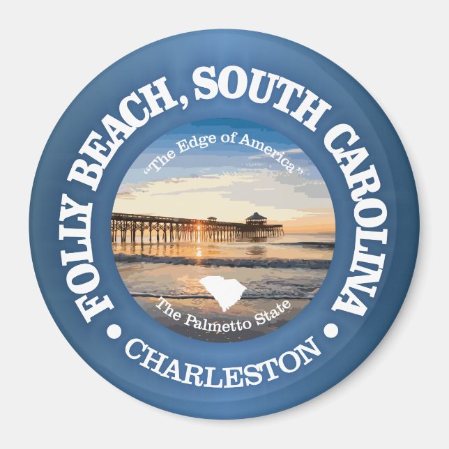 Imã Folly Beach (C) (Frente)