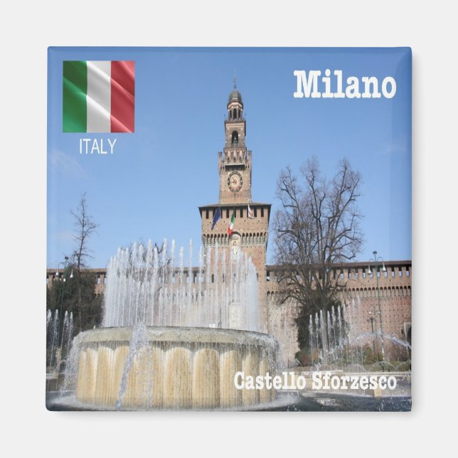 Imã Fonte LMD019 CASTELLO SFORZESCO, Milão, Fridge (Frente)
