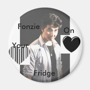 Imã FONZIE2, coração, ggg, Fonzie, sobre, seu,