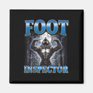 Imã Foot Inspetor Funny Werewolf Meme