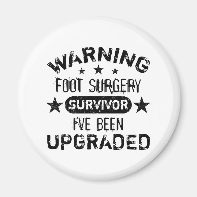 Imã Foot Surgery Humor atualizado (Frente)