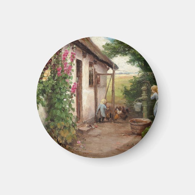 Imã Fora da fazenda - H.A. Brendekilde (Frente)