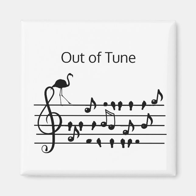 Imã Fora de Tune Flamingo juntando-se a comilões (Frente)