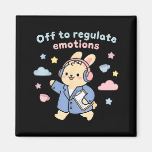 Imã Fora para regular emoções coelho coelhinho engraça