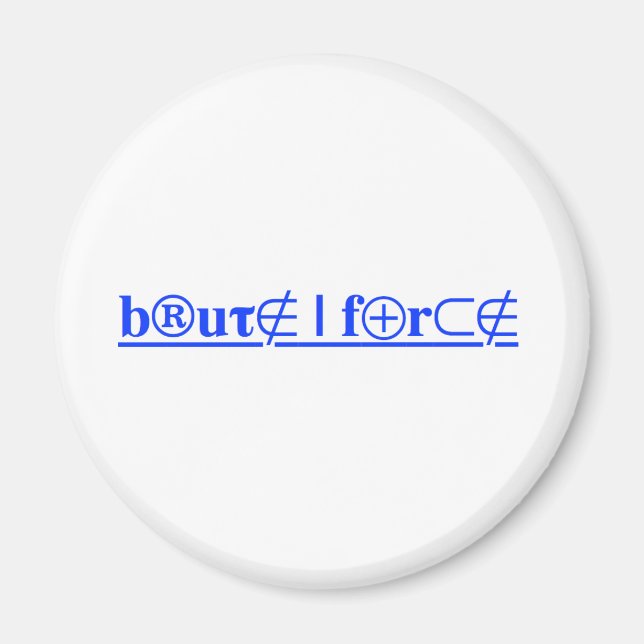 Imã força bruta (Frente)