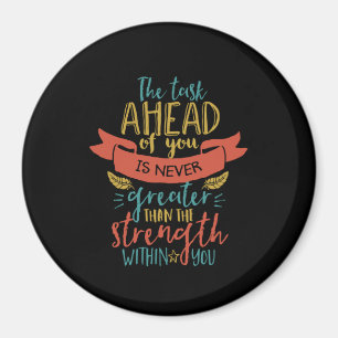 Imã Força de citação inspiradora acredite em si mesmo