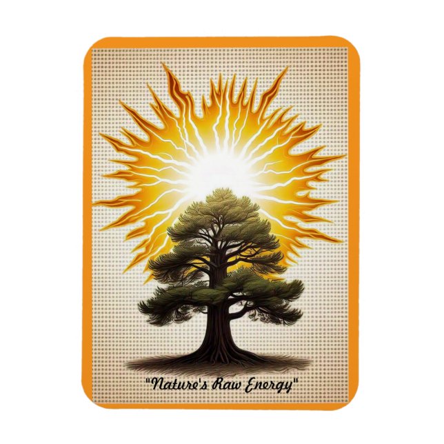 Ímã "Força de eletricidade" (Vertical)