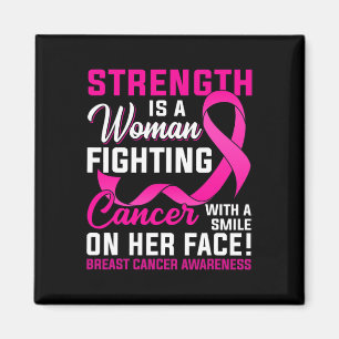 Imã Força É Mulher Combatendo Cancer De Mama Cancer