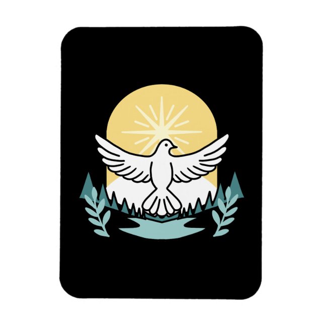 Ímã Força Espiritual em Deus - Assustador do Cristão (Vertical)