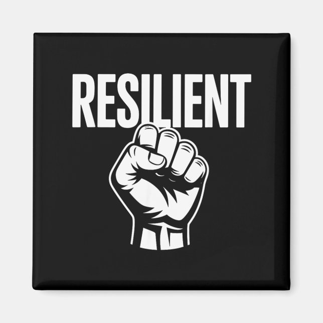 Imã Força Mental Resiliente Autoestima Motivação (Frente)
