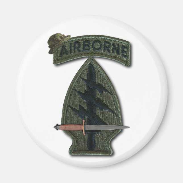 Imã forças especiais beretas verdes sf sof veterans ve (Frente)