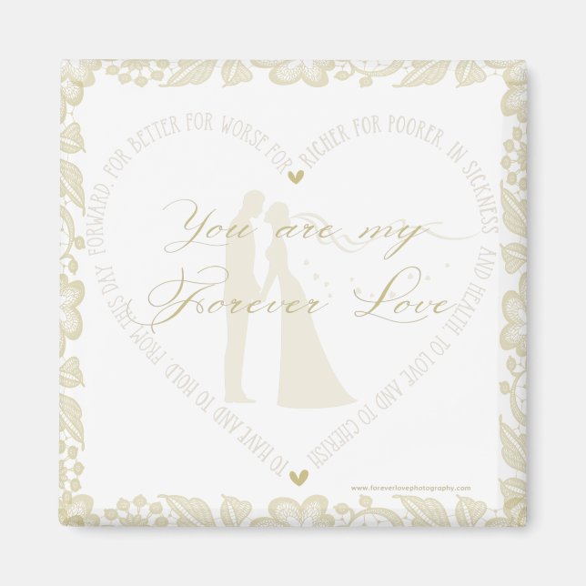 Imã Forever Love Magnet (Frente)