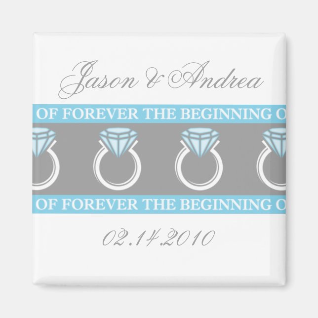 Imã Forever Ring Weding Keepsasael (Frente)