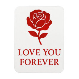 Ímã Forever Rose Emblem Creating Tender Valentine 