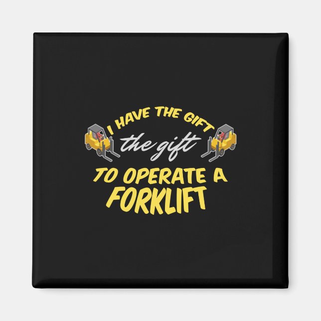 Imã Forklift Gift (Frente)