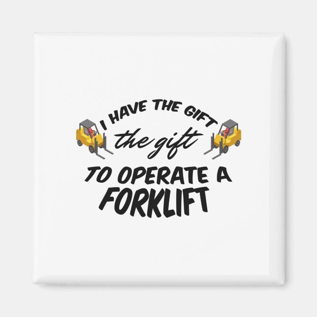 Imã Forklift Gift (Frente)