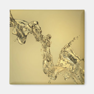 Imã Forma abstrata formada espirrando a água