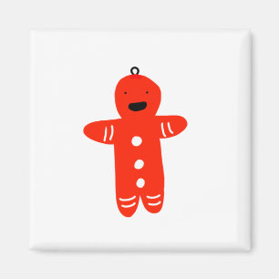 Imã forma de ursinho vermelho design cãozinho