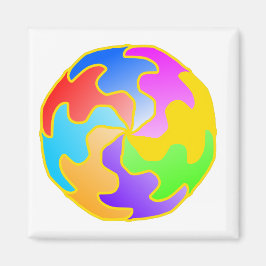 Imã Forma do Círculo abstrato