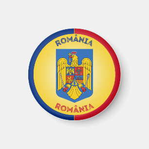 Imã Forma do Círculo Casaco de Armas da Romênia