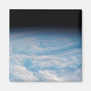 Imã Formação Circular De Nuvens Sobre O Oceano Pacífic