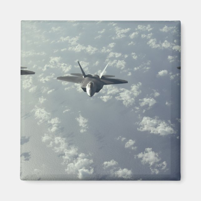 Imã Formação de três navios de Raptores F-22 (Frente)