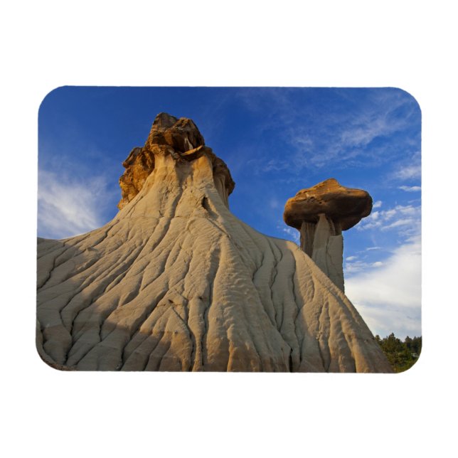 Ímã Formações de Badlands no Parque Estadual Makoshika (Horizontal)