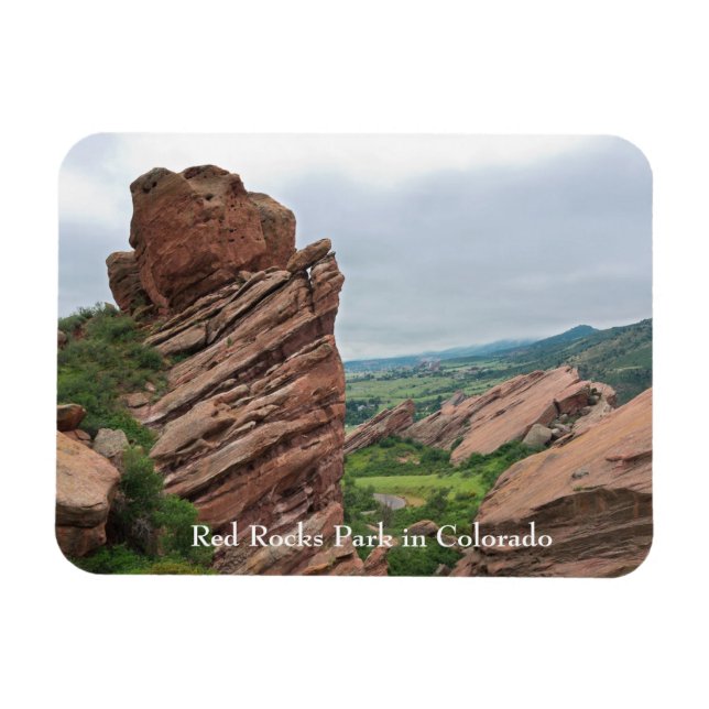 Ímã Formações rochosas e faixas ao redor de rochas ver (Horizontal)