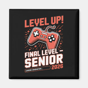 Imã Formado 2026 Turma De 2026 Gamer Divertido Graduad