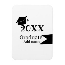 Ímã Formando 20XX graduação que é simples e moderno