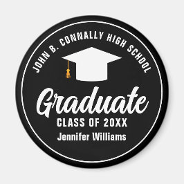 Imã Formando branco preto moderno Festa de formatura 2