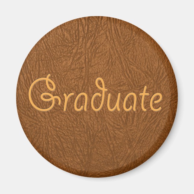Imã Formando Brown Cowhide Leather Textura (Frente)