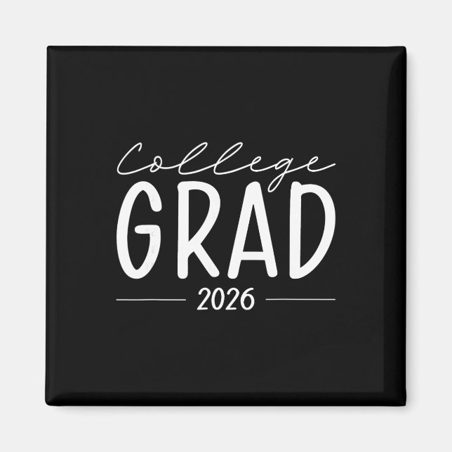 Imã Formando Faculdade Engraçado 2026 Graduação Gradua (Frente)