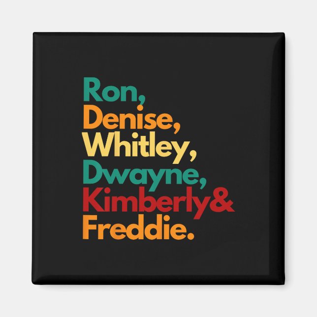 Imã Formandos Da Escola Preta Hbcu Whitley Retro Para  (Frente)