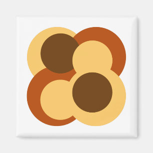 Imã Formas circulares geométricas abstratas