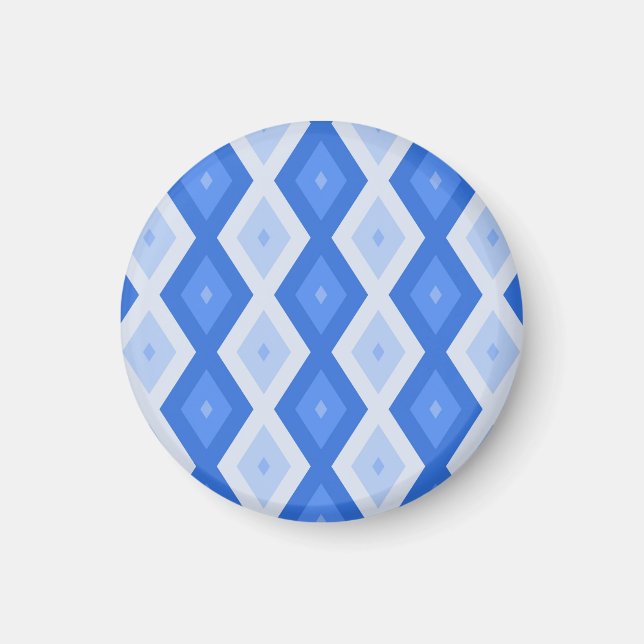 Imã Formas de diamante azul (Frente)