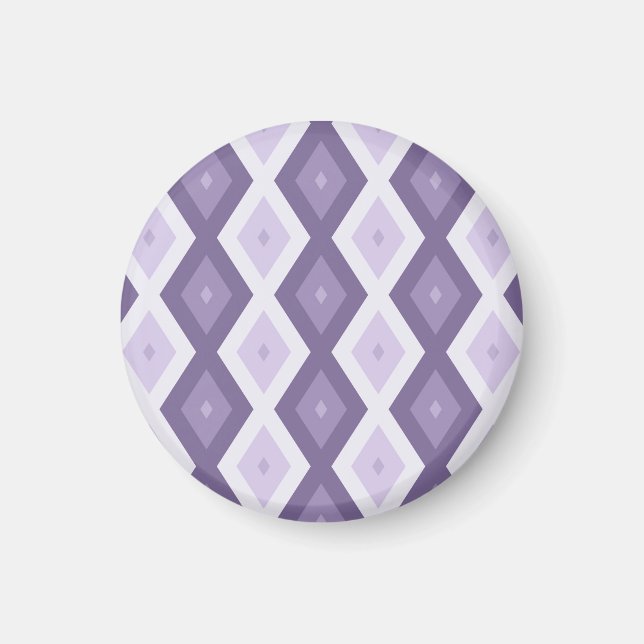 Imã Formas de diamante de lavanda (Frente)