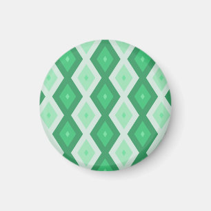Imã Formas de diamante verde