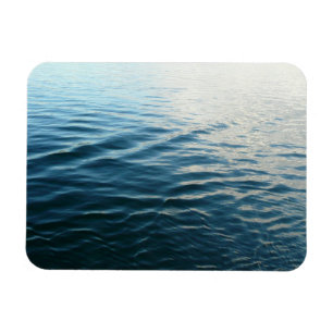 Ímã Formas de Fotografia da Abstrato de Água Azul