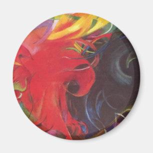 Imã Formas de Luta de Franz Marc, Arte Fina Antiga
