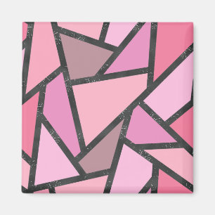 Imã Formas de vidro coral manchado