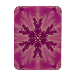 Ímã Formas Exóticas De Flores Roxas Gordas