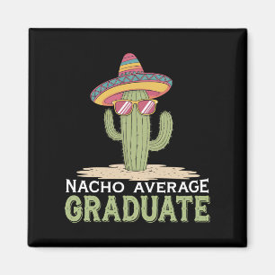 Imã Formatura Cacto de Graduado Nacho Médio Mexicano