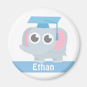 Imã Formatura da Pré-Escola de Crianças Elefante Fofas