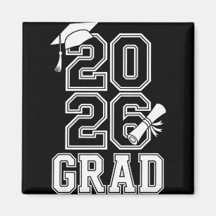 Imã Formatura da Turma de 2026 Design de Conclusão de