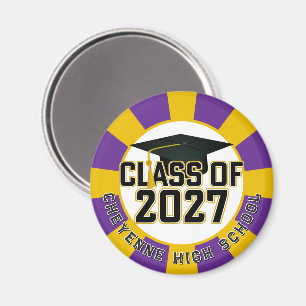 Imã Formatura da turma de 2027 de Letterman