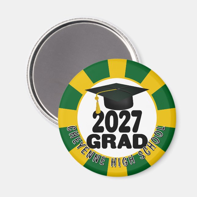Imã Formatura da Turma de 2027 em Destaque (Front/Back)
