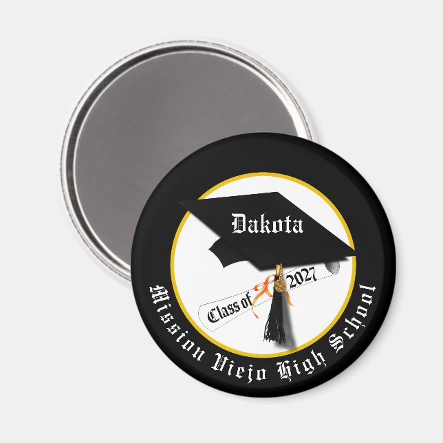 Imã Formatura da turma de Diploma de 2027 (Front/Back)