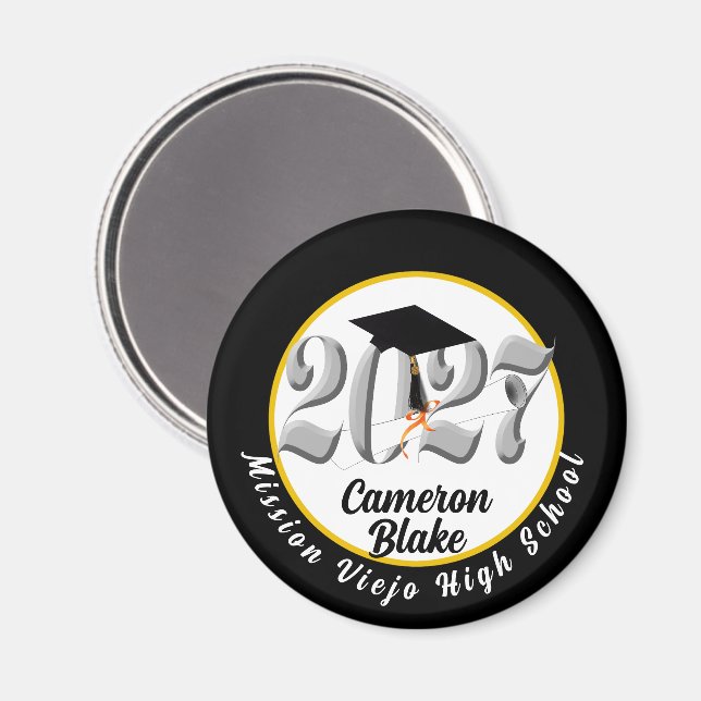 Imã Formatura da Turma de Prata de 2027 (Front/Back)