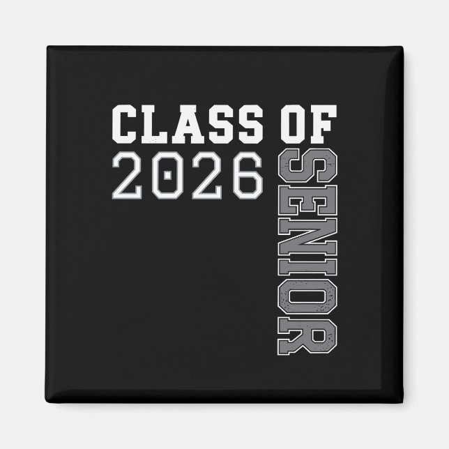 Imã Formatura Personalizada da Turma de 2026 (Frente)